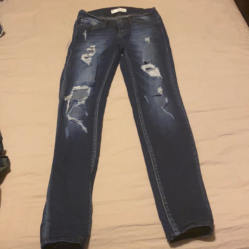 KanCan Dark hole skinny jeans